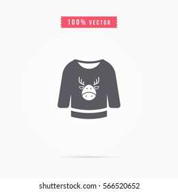 sweater with deer icon