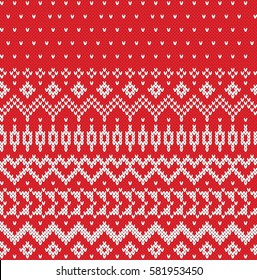 Sweater Design Seamless Knitting Pattern