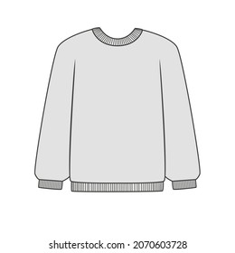 Vista frontal más dulce. ilustración vectorial aislada en fondo blanco