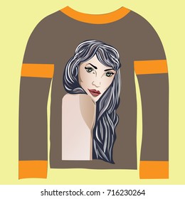 sweater girl and strips