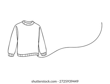 Suéter mano dibujar línea icono Vector
Icono de la línea del dibujo de la mano del Vector en un fondo transparente