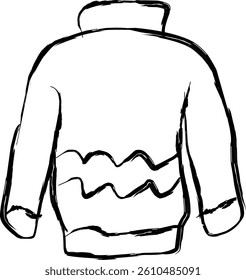 sweater icon in Doodle style