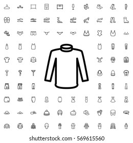 sweater icon illustration isolated vector sign symbol