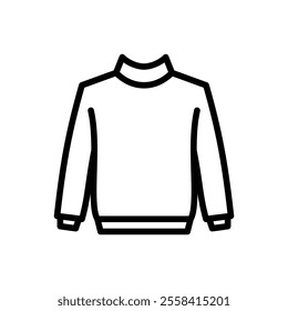 sweater icon with line style