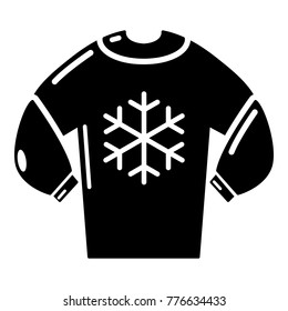 Sweater icon. Simple illustration of sweater vector icon for web