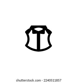 Sweater icon. Simple style Sweater clothe big sale poster background symbol. Sweater brand logo design element. Sweater t-shirt printing. Vector for sticker.