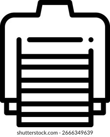 sweater icon. Thin Linear Style Design Isolated On White Background