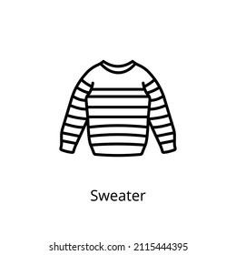 sweater icon in vector. Logotype