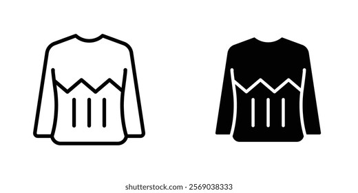 Sweater icons vector graphic pack