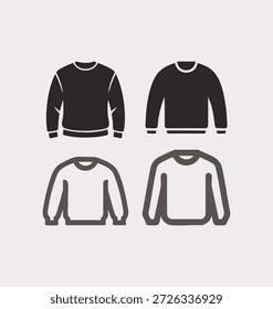 Conjunto de logotipos de suéter escrito en un elegante guion de unión con trazos atrevidos y acogedores, diseñado en una tipografía de Vector de alta calidad limpia, perfecto para la marca de ropa de invierno, etiquetas de ropa y proyectos de letras creativas