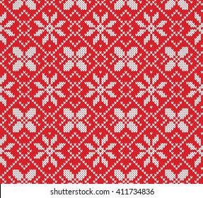 Sweater, Plaid Seamless Knitting Pattern