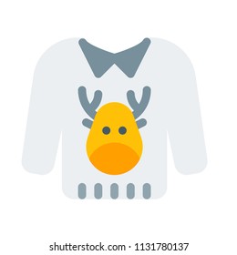 Sweater Reindeer Design