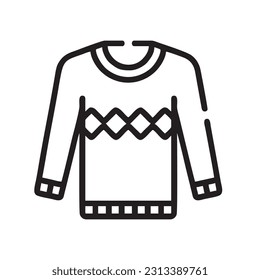 sweater shirt icon vector illustration