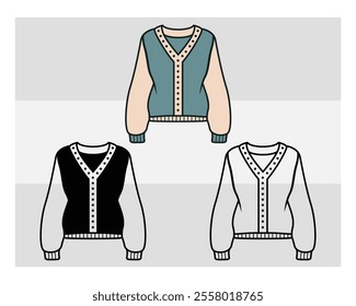 Sweater silhouette, Ugly Sweater, Winter, Holiday, Sweater outline, Sweater Vector, Illustration,