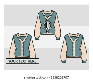 Sweater silhouette, Ugly Sweater, Winter, Holiday, Sweater outline, Sweater Vector, Illustration,