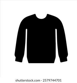Sweater silhouette vector icon sign symbol illustration design.
