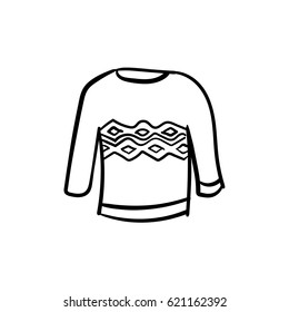 sweater simple icon