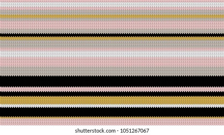 Sweater Texture with Empty Space for Text. Winter Sweater Holiday Design. Vector Seamless Knitting Sweater Texture
