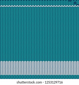 sweater texture, vector, on blue background