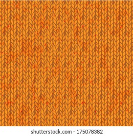 Sweater texture, vector sketch seamless pattern