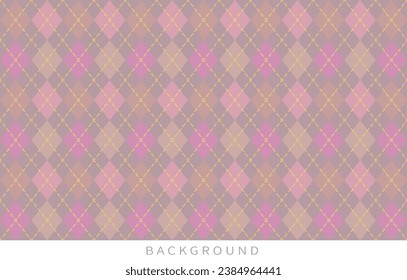 Sweater totem colorful rhombus plaid vector element background