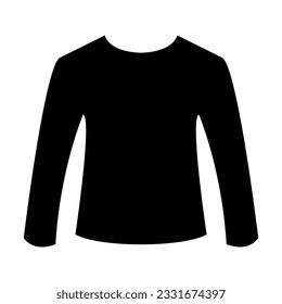 Sweater Vector Glyph Icon For Personal And Commercial Use.

