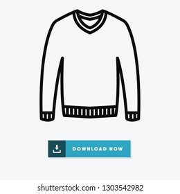 Sweater vector icon