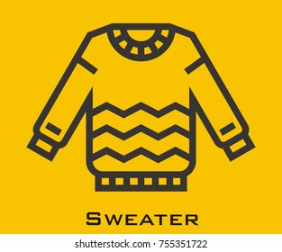 Sweater Vector Icon