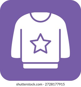 Ilustración de diseño de icono de Vector de suéter