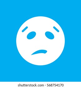 sweating emoticon icon illustration isolated vector sign symbol
