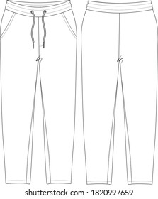 calzoncillos cintura elasticada, dibujo técnico  