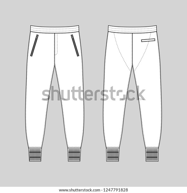 Download 30+ Sweatpants With Cord Mockup Back View Gif