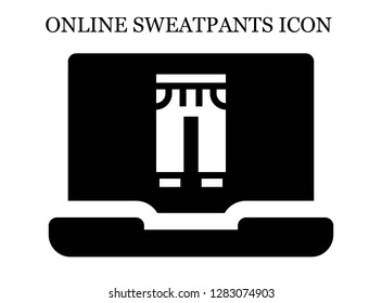 Sweatpants search icon. Editable Sweatpants search icon for web or mobile.