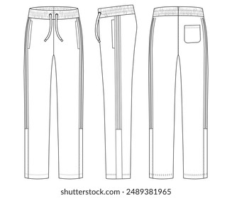 pantalones de chándal, al por mayor, niños, tricot, pista, pantalones, Vector, ilustración, contorno, hombres, jogger, fondo, moda, boceto, actividades, cordón de ajuste, elástico, técnico, diseño, Plantilla, pantalón, pantalón, jo