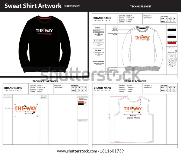 sweatshirt tech pack