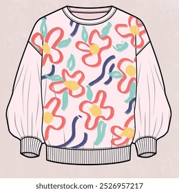 sweatshirt design. graphic design, fashion pattern and more