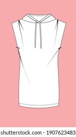 Sweatshirt Dress Cad - Dress Drawing With Wadding