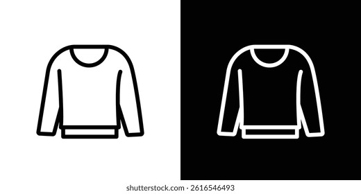 Sweatshirt icon icons and symbol set. trendy illustration