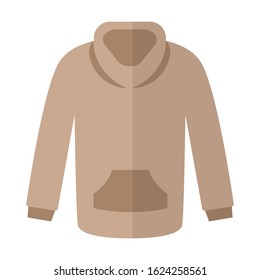 sweatshirt isolated flat vector icon