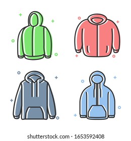 Sweatshirt Jacket Style Icon Design