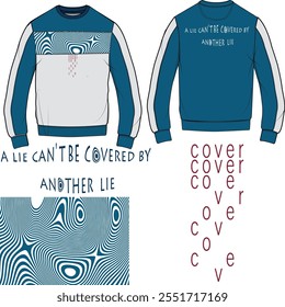 sweatshirt and jogger design. fashion models and patterns