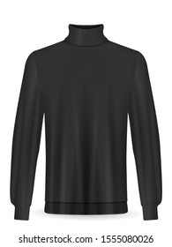 Sweatshirt on a white background. Vector illustration.