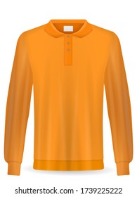 Sweatshirt on a white background. Vector illustration.