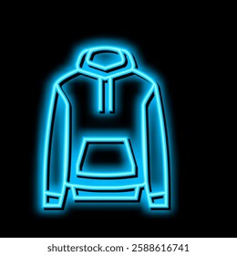 sweatshirt unisex clothes neon light sign vector. sweatshirt unisex clothes illustration