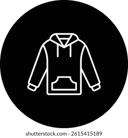 Sweatshirt vector icon. Can be used for printing, mobile and web applications.