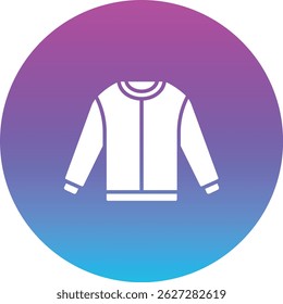 Icono del Vector de la sudadera. Se puede utilizar para aplicaciones de impresión, móviles y de Web.