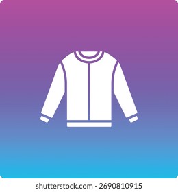 Sweatshirt, Vektorsymbol. Kann für Druck-, Mobil- und Web-Anwendungen verwendet werden.