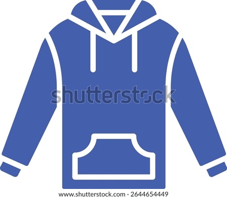Sweatshirt vector icon. Can be used for printing, mobile and web applications.
