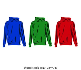 Sweatshirt, Vector, Illustration