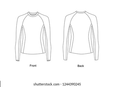 Download Rash Guard Template Images Stock Photos Vectors Shutterstock